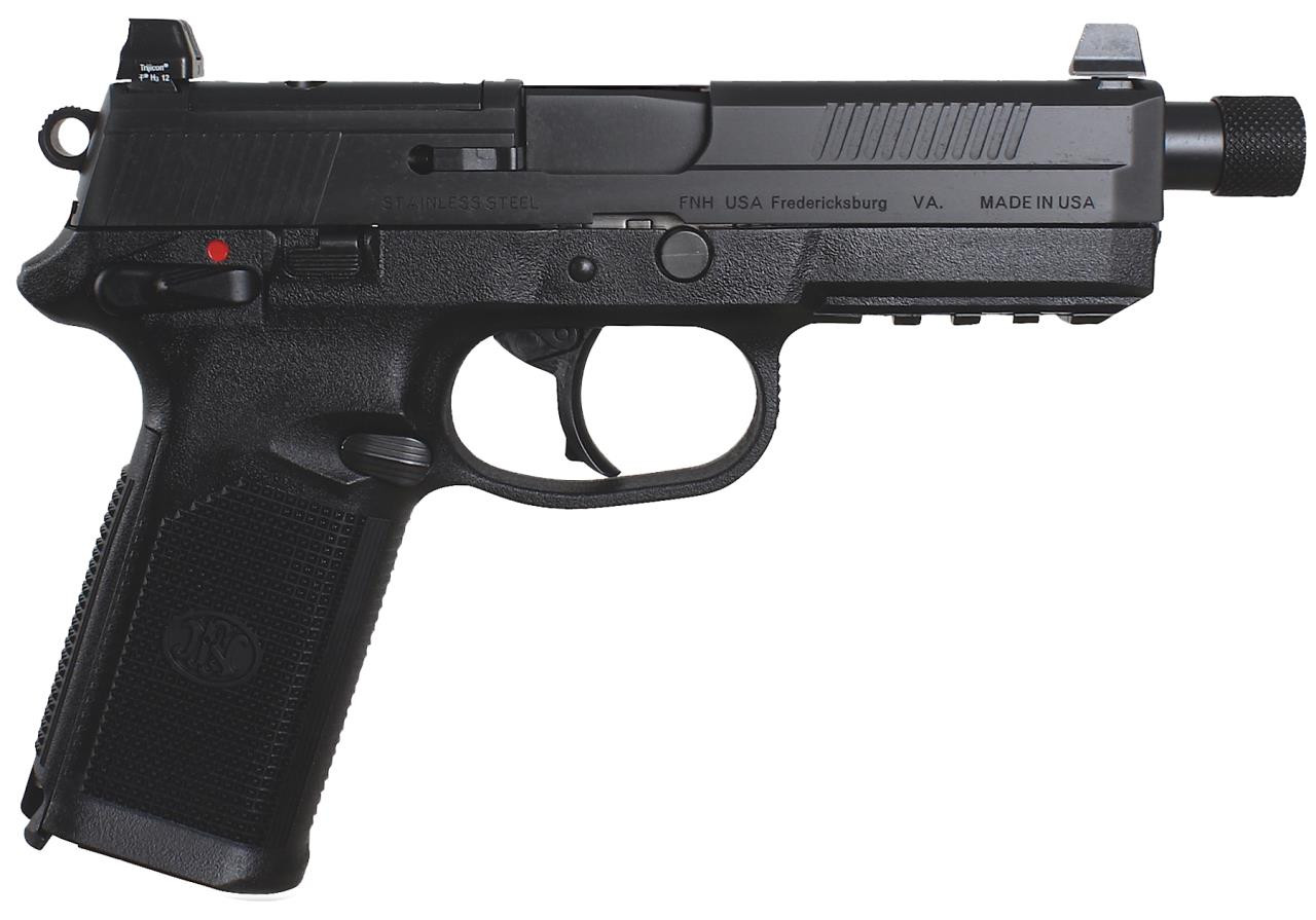 東京マルイ FNX-45 Tactical Black FNH FNX 45 Tactical 45 ACP - Threaded Barrel - Black - Dance's
