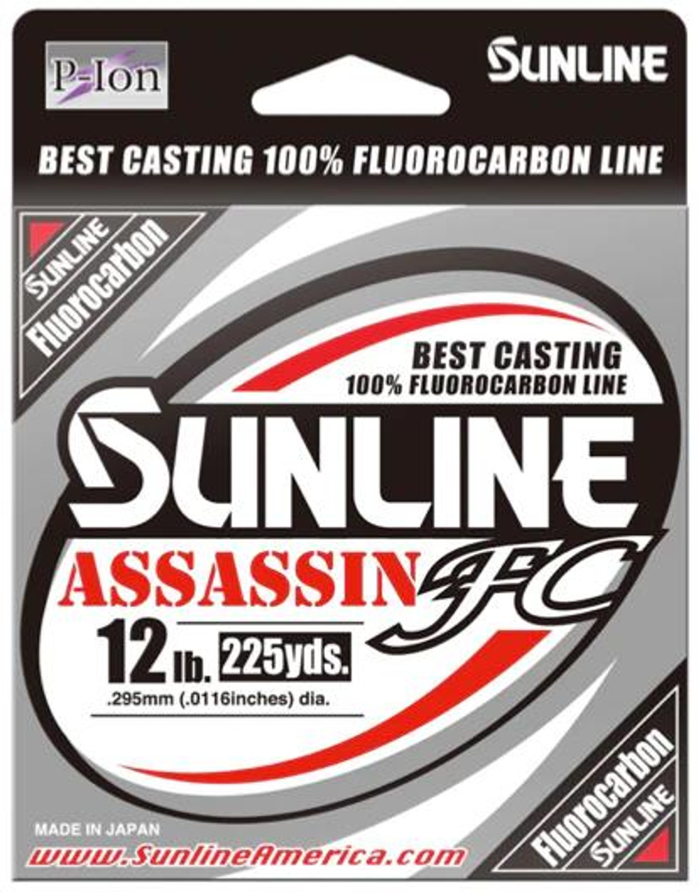 Sunline Assassin FC Fluorocarbon - Natural Clear - 225 Yards