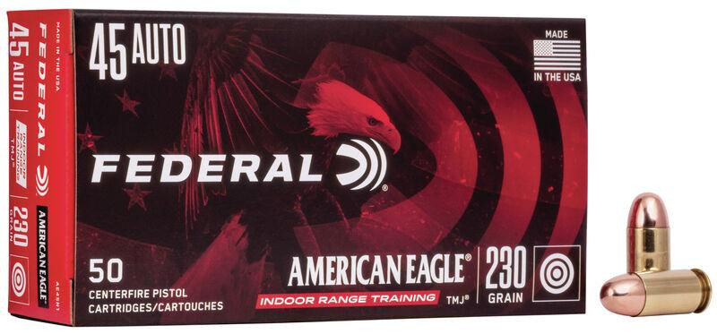 Federal American Eagle 45 ACP Indoor Range Training 230 FMJ 850