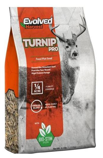 Evolved Harvest Turnip Pro Seed 2.5 lb Dance's Sporting Goods