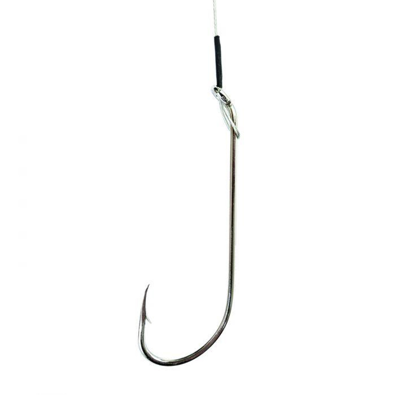 Eagle Claw Long Plain Shank Nylawire Snell Hook - 5 Pack - Dance's