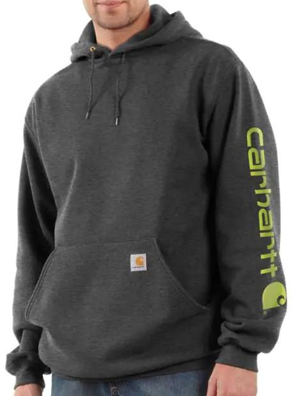 Carhartt Loose Fit Midweight Logo Sleeve Graphic Sweatshirt Carbon Heather