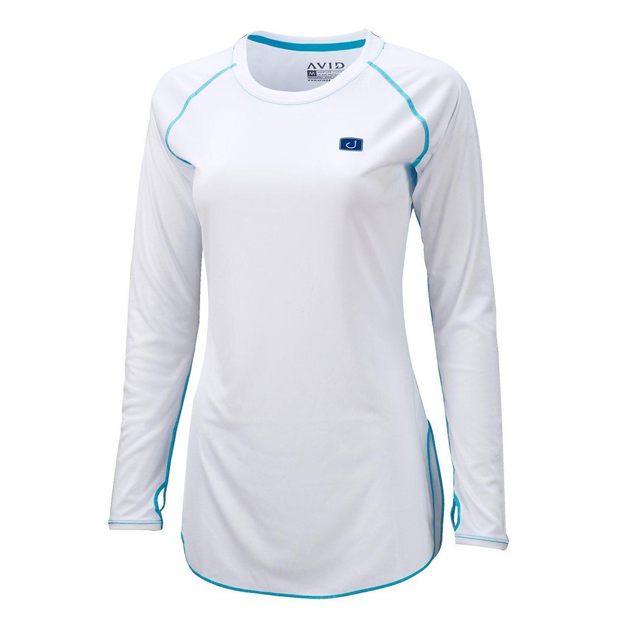 Avid Women's Inlet Avidry - Long Sleeve - White - Dance's Sporting Goods