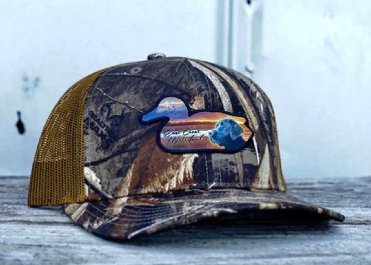East Coast Waterfowl Mallard Outline Patch Hat - Realtree Max-5