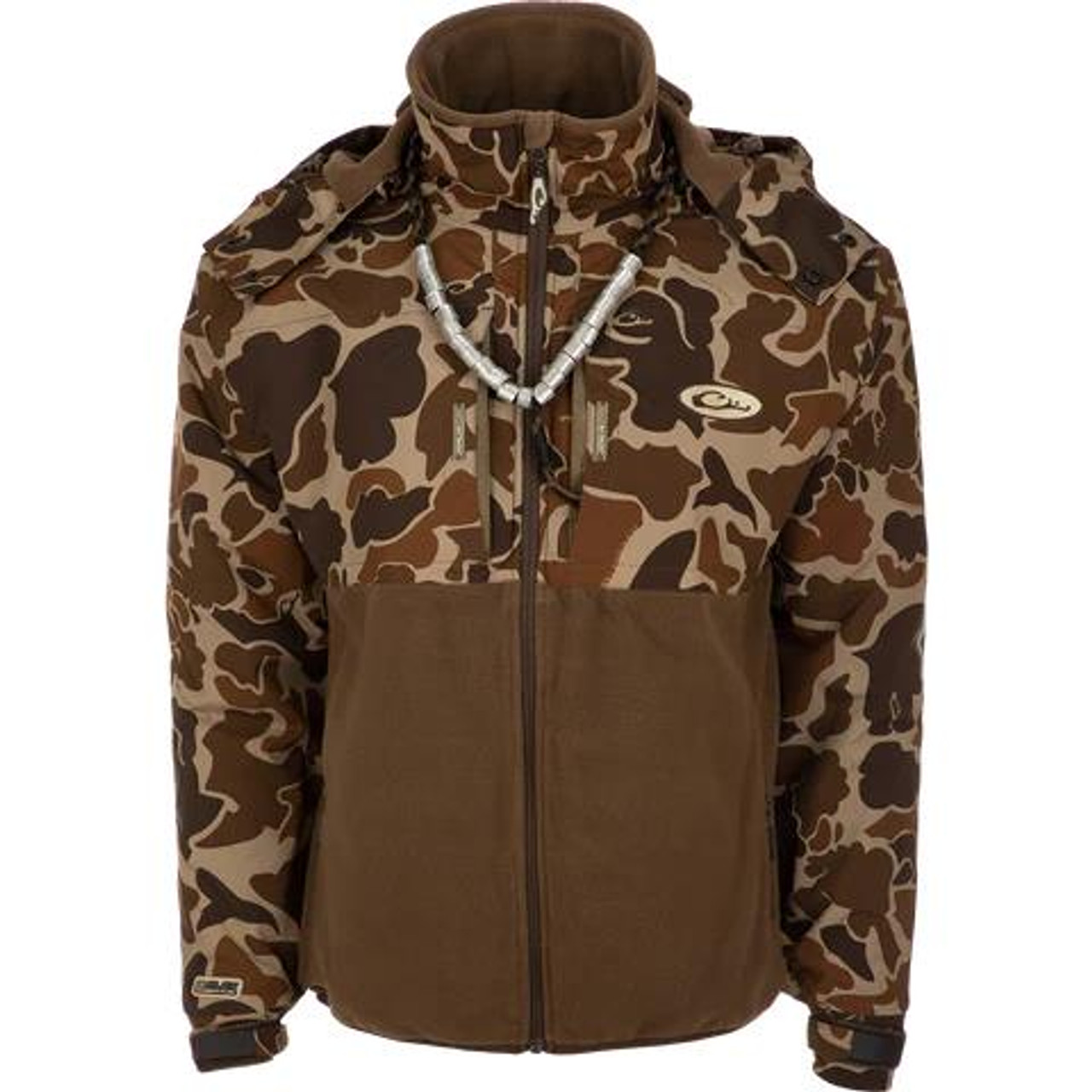 Drake MST Guardian Eqwader Flex Fleece Full Zip Jacket with Hood - Old ...