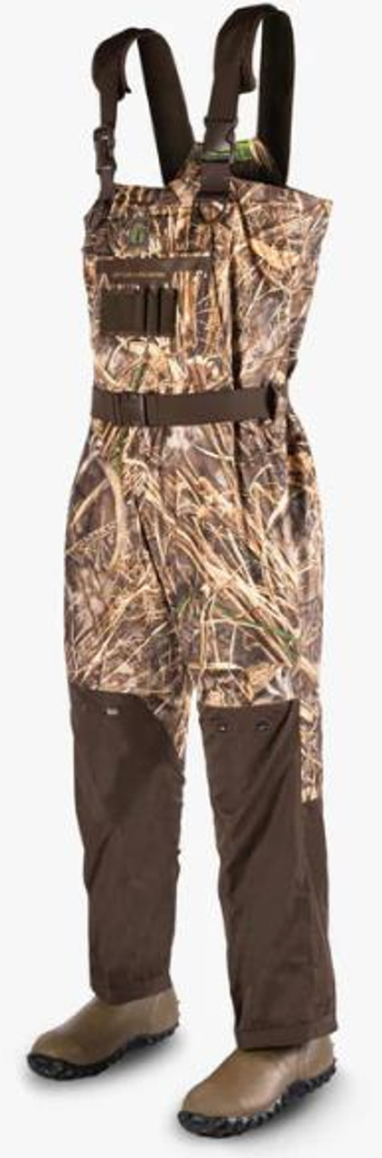 Gator Waders Womens Shield Series Insulated Breathable Hunting Waders,  Mossy Oak Bottomland