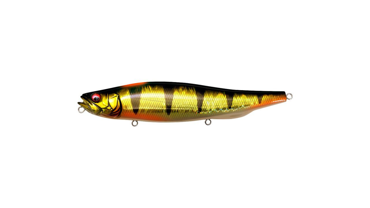 Leurre Megabass POP-X Topwater Backlash 2007 - Édition Limitée Uribou Boar OG Blanc