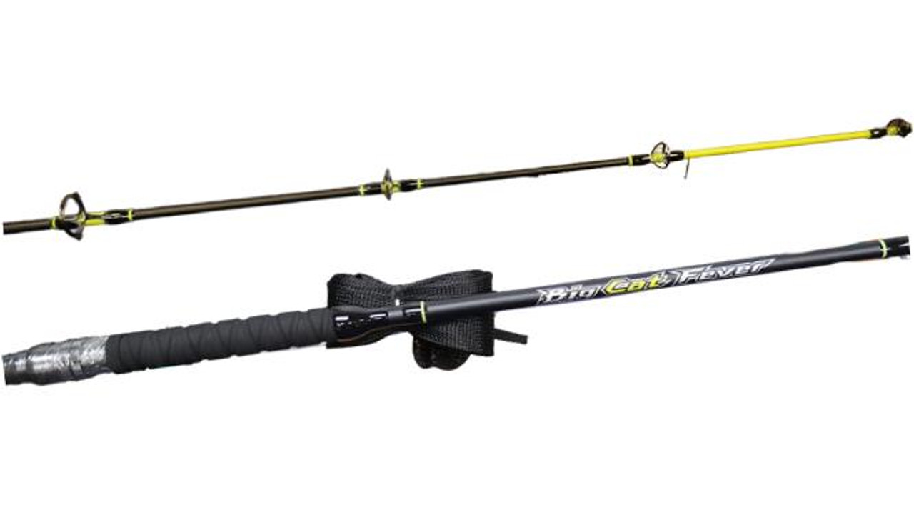 Catch The Fever Big Cat Fever Casting Rod- 7'6 - Medium Heavy - Chartreuse  Limited Edition 2023 - EVA Foam Handle - Dance's Sporting Goods