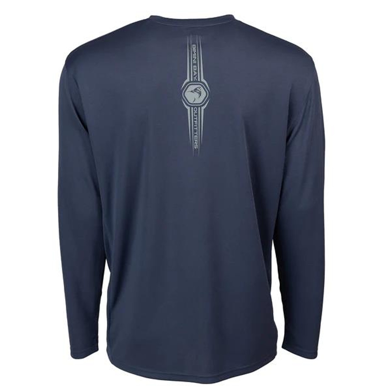 Bimini Bay Outfitters Cabo Crew V Men's Long Sleeve Shirt Featuring BloodGuard Plus