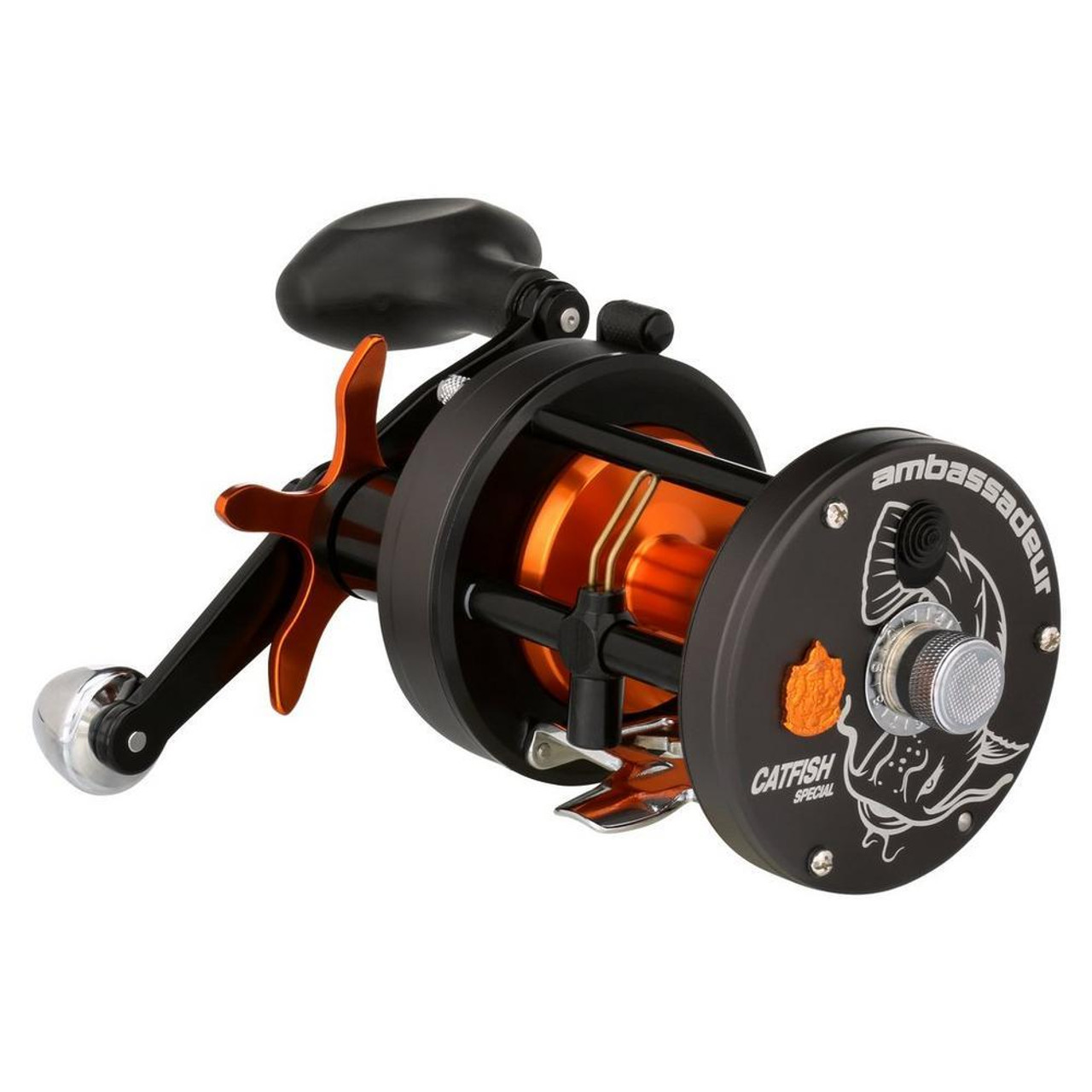 Reel Abu Garcia 4600 C3 0,36/145 mts Fabricado na Suécia Derecho Color Plata