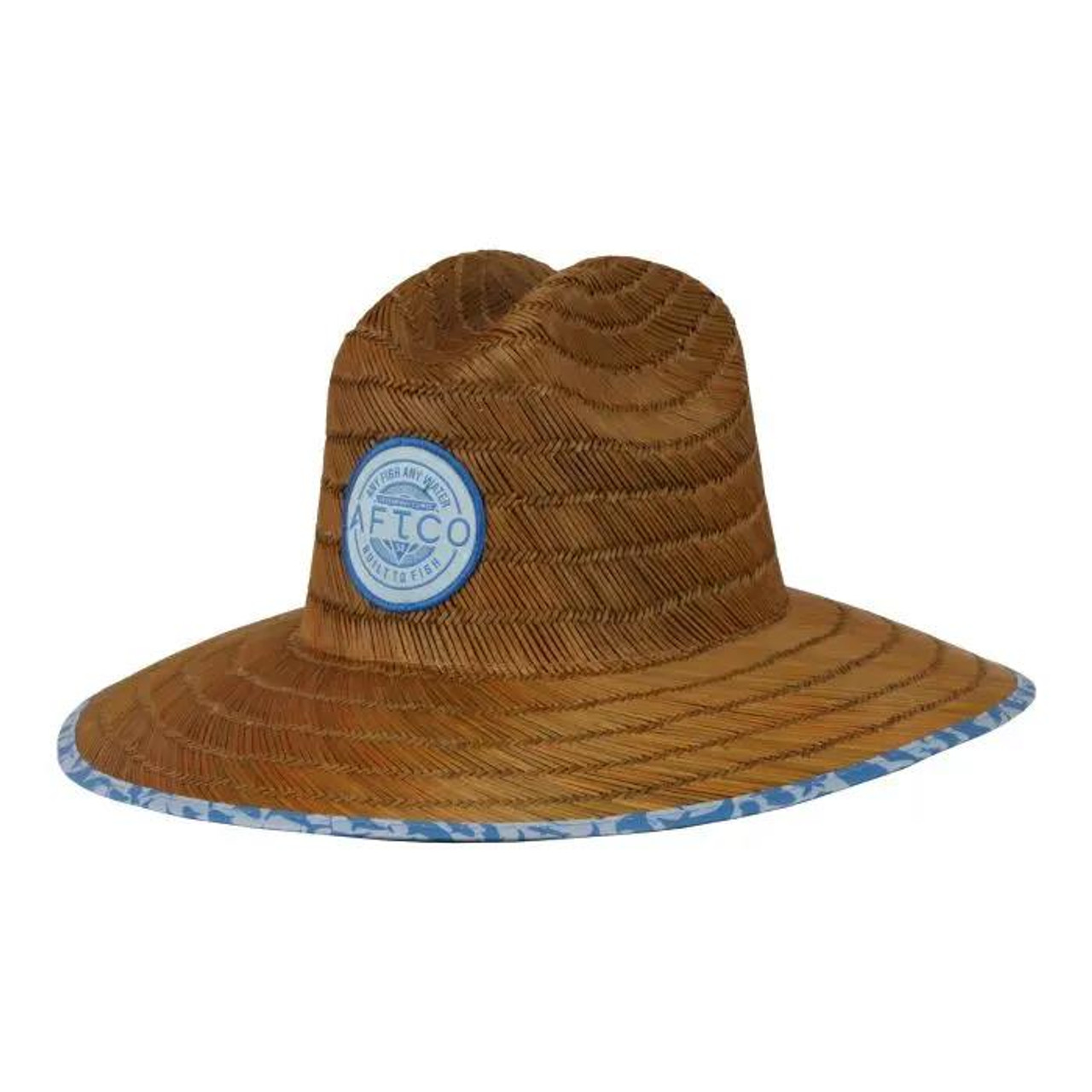 AFTCO Youth Illuminated Straw Hat - Slate Blue - Dance's Sporting Goods