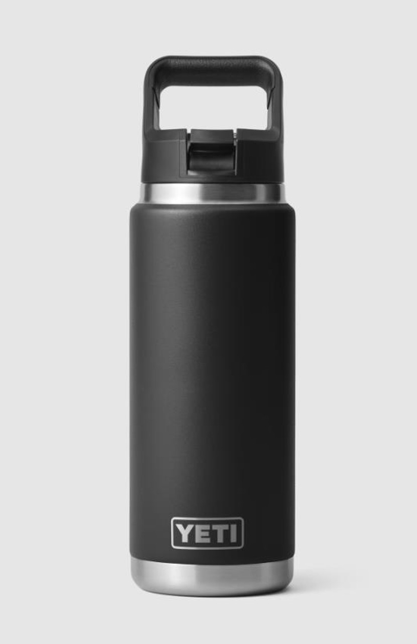 YETI® Black 26oz Straw Water Bottle