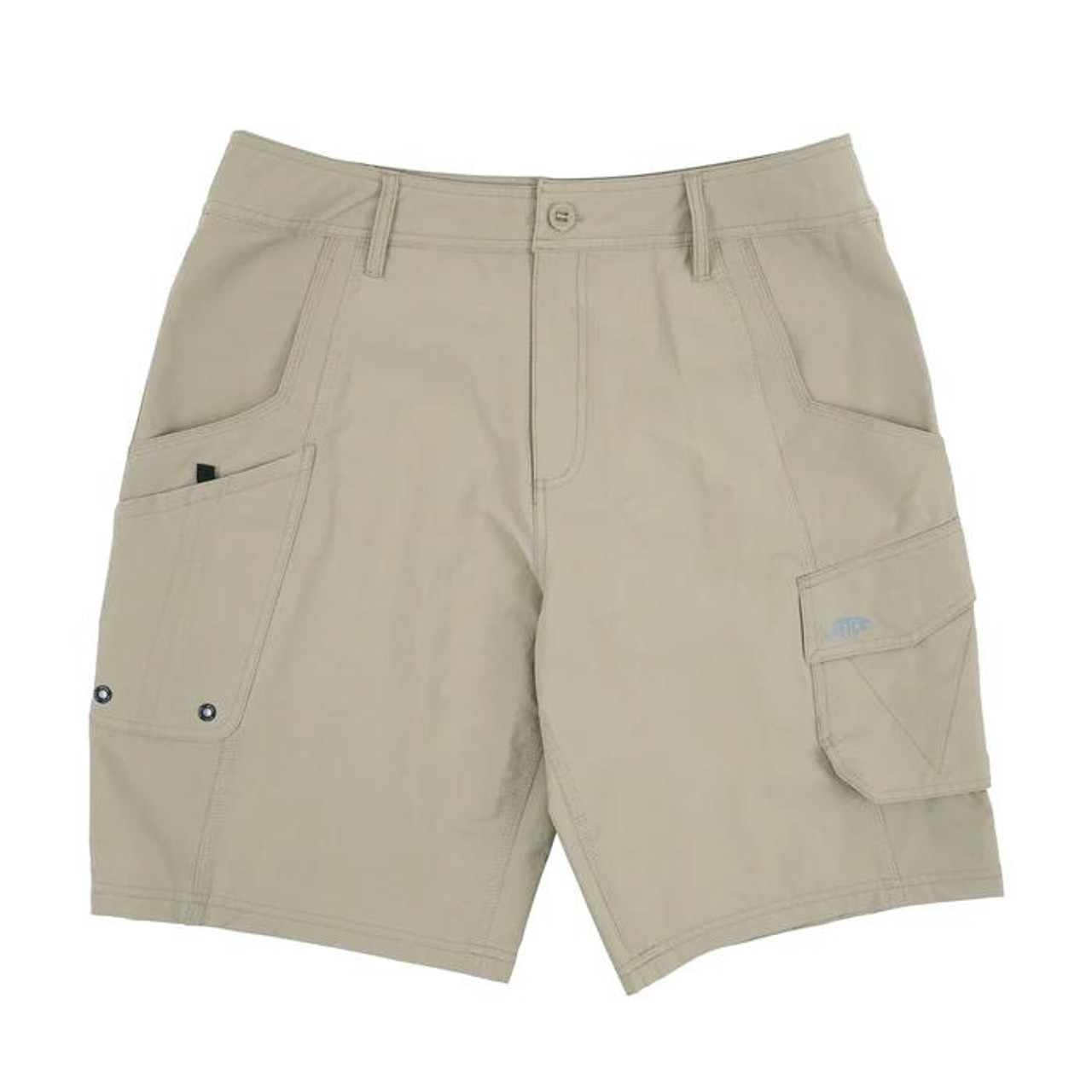 Aftco Men's Stealth Fishing Shorts - Khaki - Dance's Sporting Goods