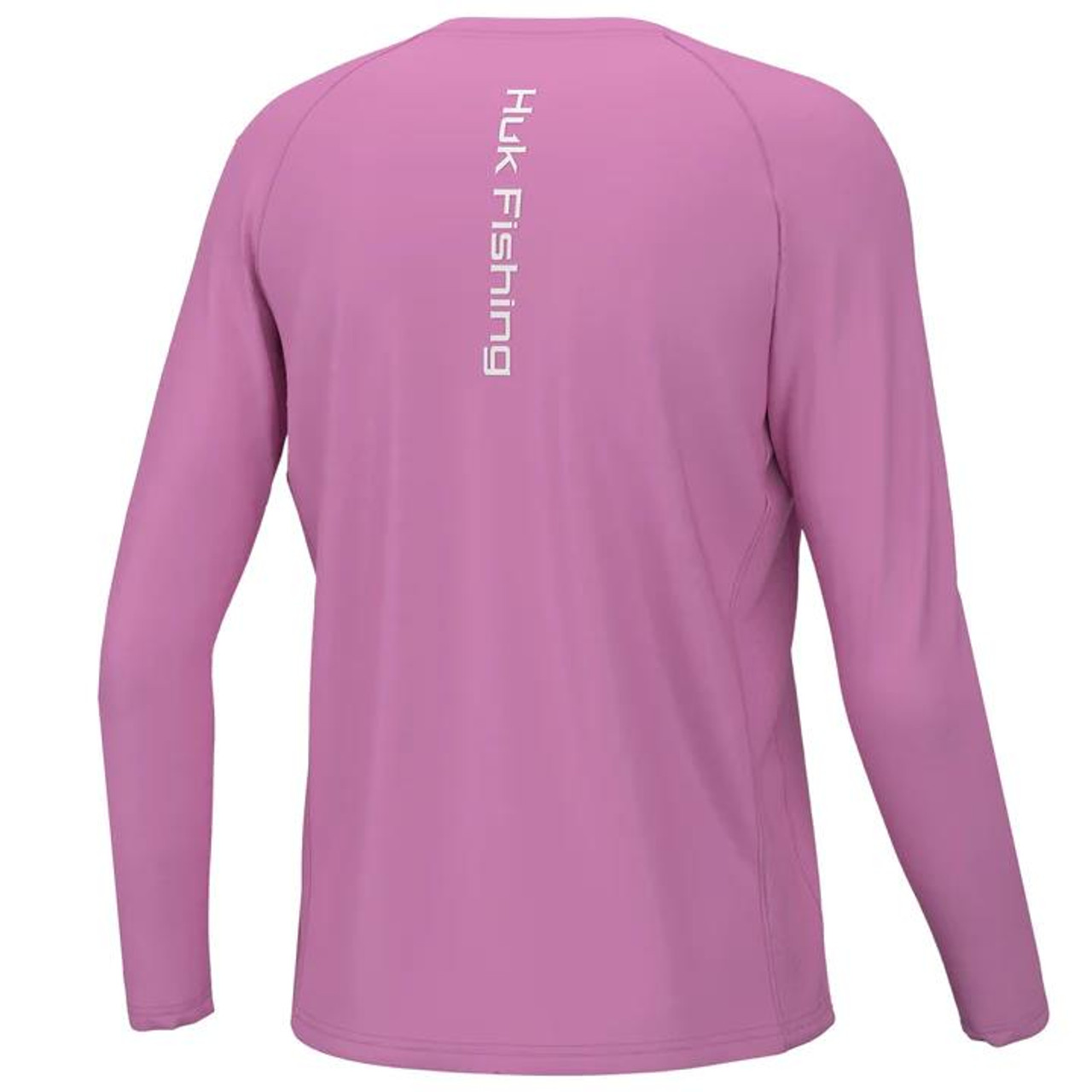 Huk Youth Pursuit Solid Shirt - Long Sleeve - Ultra Pink - Dance's