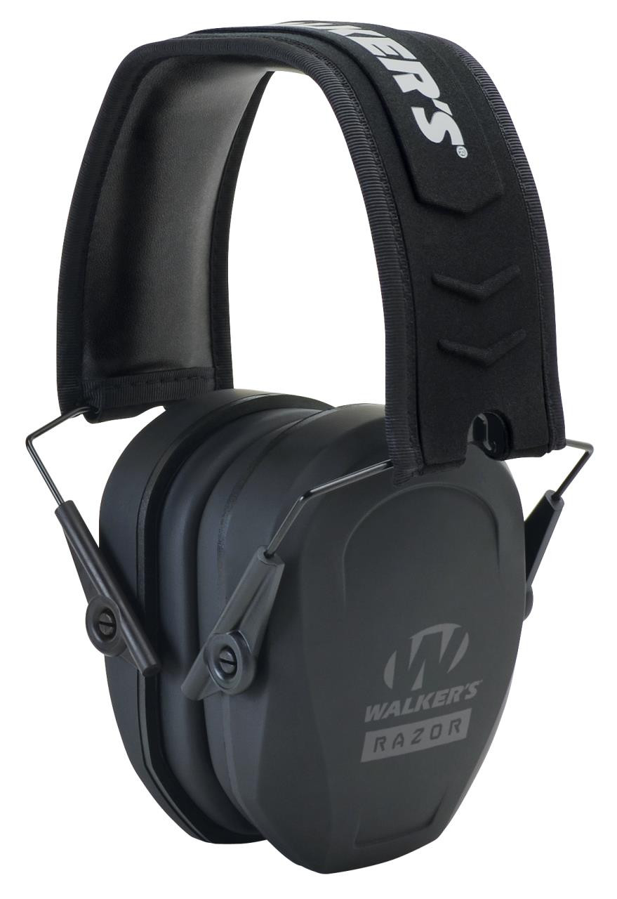 Walker's Razor Slim Passive Ear Muffs Black Dance's Sporting Goods