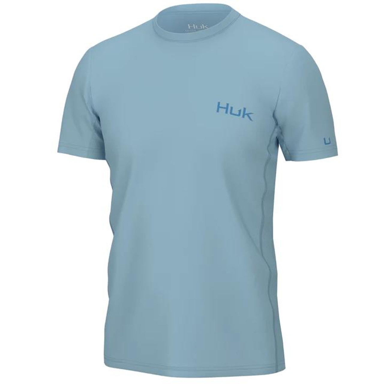 Huk Men's Icon X Shirt - Short Sleeve - Crystal Blue - Dance's