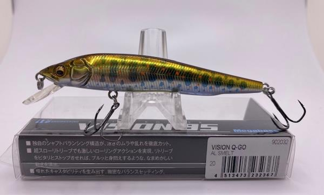 Megabass Vision Q-GO Special Run Colours AL Smelt