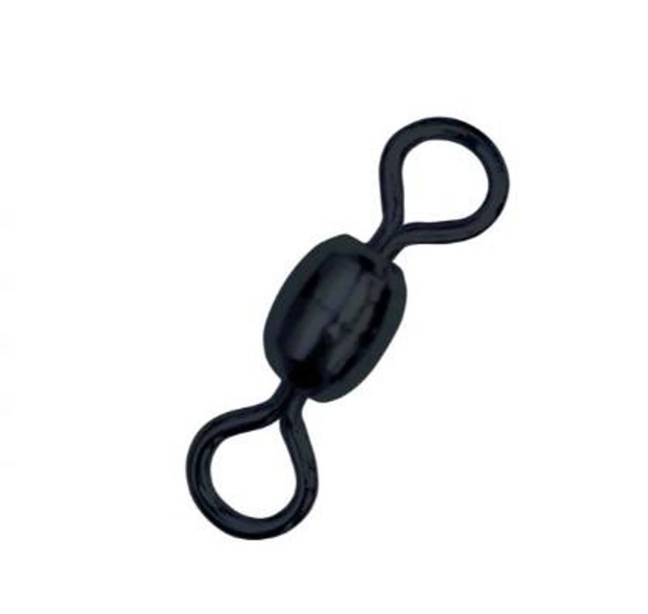 Eagle Claw Barrel Swivel, Black, Size 5, 12 Pack 