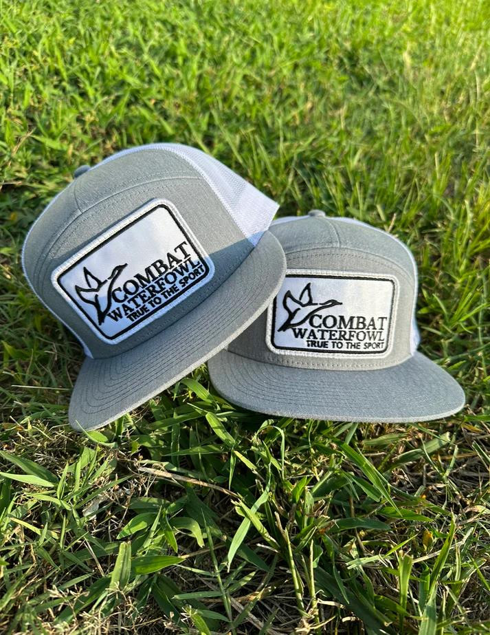 Combat Waterfowl True To The Sport Panel Hat Heather White