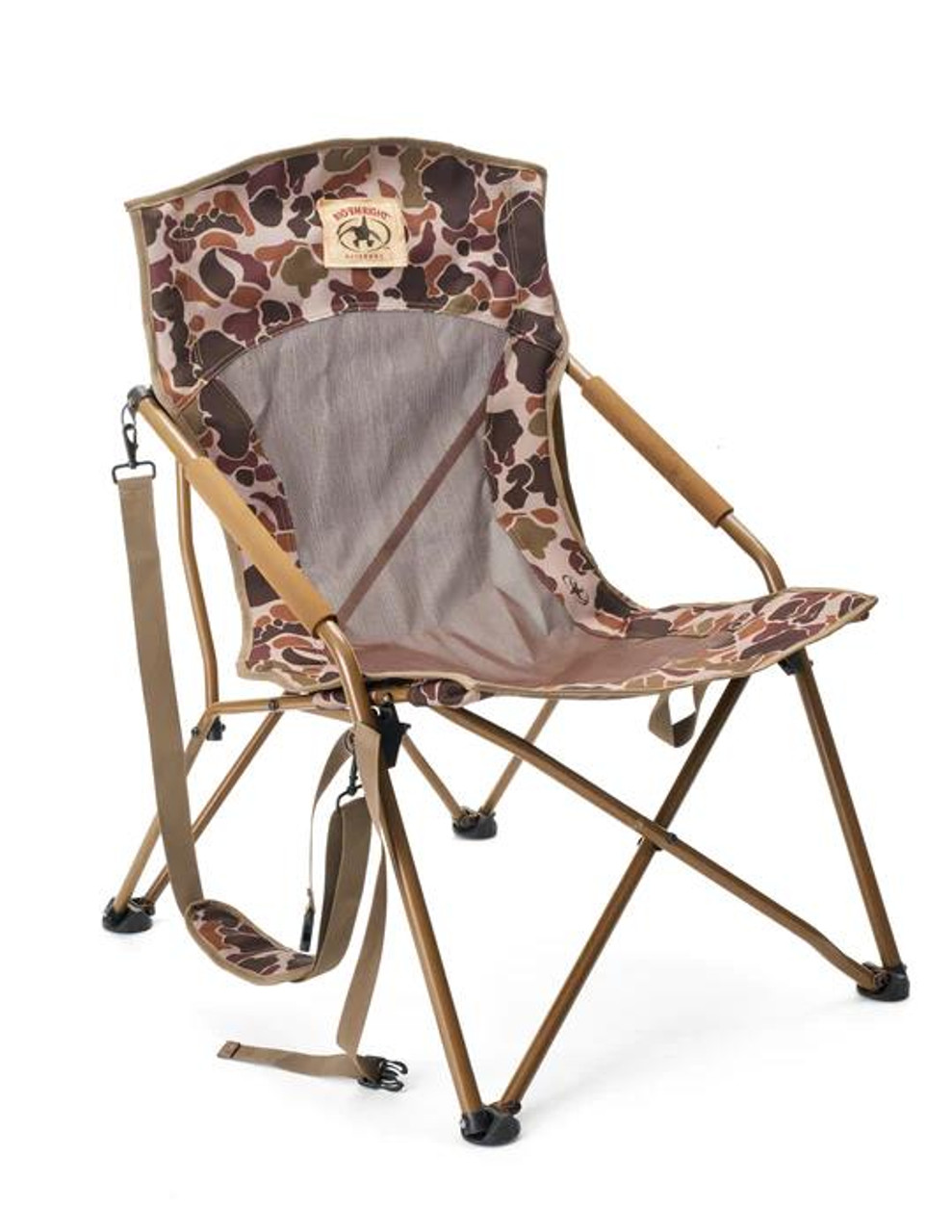 HME FLDSC Folding Seat Hunting Weather Resistant Camo Hunter Chair