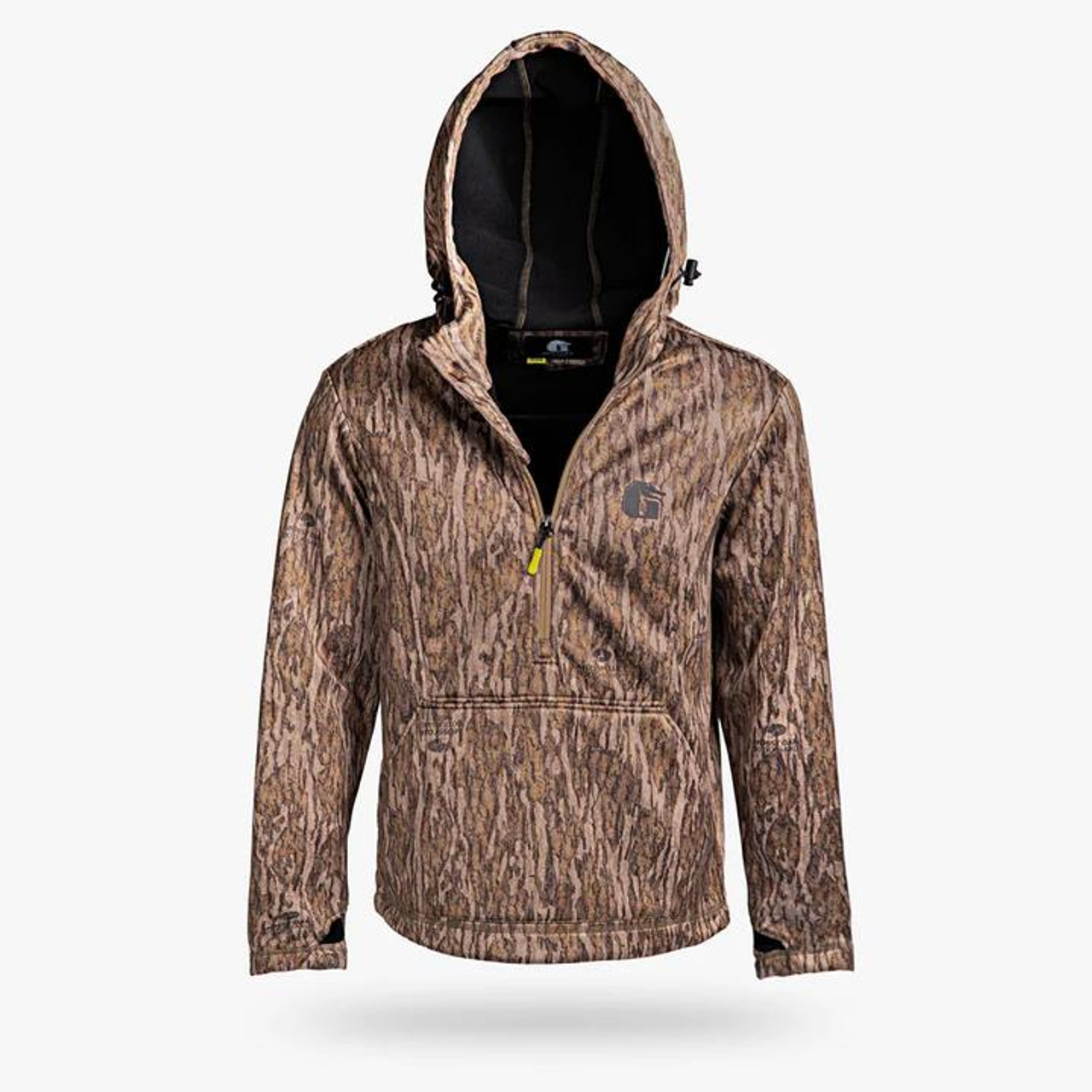 Catahoula 1/2 Zip Hoodie Mens Mossy Oak Bottomland Gator, 55% OFF