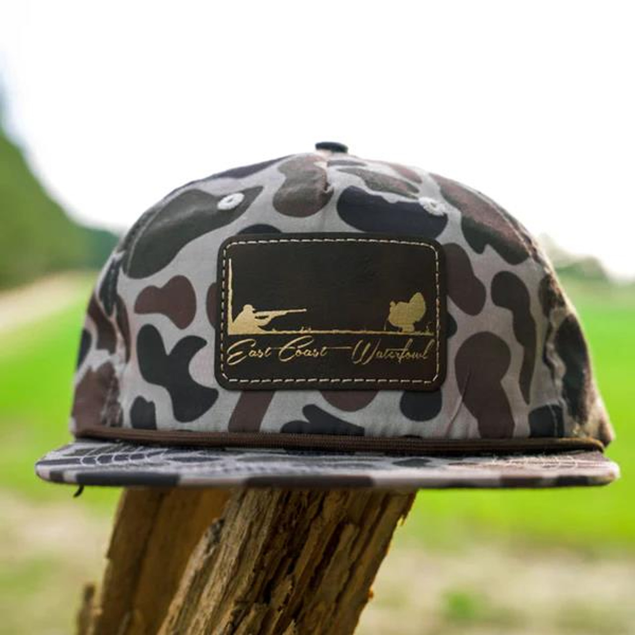 East Coast Waterfowl His Last Steps Snapback Rope Hat - Old School