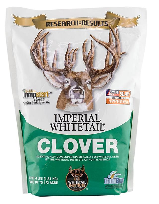 Whitetail Institute Imperial Seed Whitetail Clover 4 lb - Ideal for Deer Nutrition main image 0
