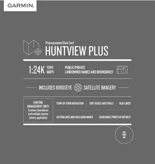 Garmin HuntView Plus Maps 2024/2025 - North Carolina Topographic Hunting Maps On MicroSD