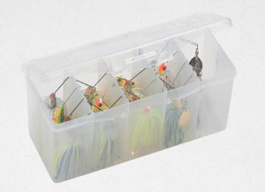 Plano Spinner Bait with Removable Racks - Clear - 024099035040
