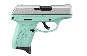 Ruger EC9s 9mm - Turquoise / Aluminum Cerakote - 7 Round - 736676132003