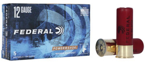 Federal Power Shok 12 Gauge - 2.75" - 00 Buckshot Magnum Load - 12 Pellets - 1290 FPS - 5 Rounds - 029465009687