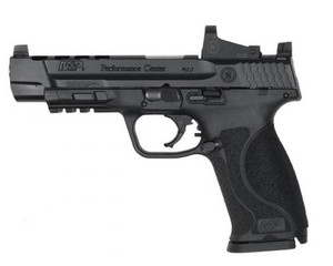 Smith & Wesson Performance Center M&P 9mm - 5" Barrel - Crimson Trace Red Dot - Black / Stainless - 17 Round - 022188878462