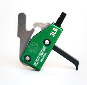 Velocity Triggers Classic AR Trigger with Finger Stop - Straight - 3 Ib - 400100000528