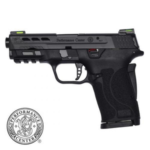 Smith & Wesson Performance Center M&P9 Shield M2.0 EZ 9mm - Ported Barrel - No Thumb Safety - Black - 8 Round - 022188883695