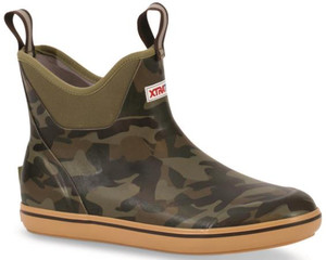 XTRATUF Men's 6" Ankle Deck Boot - Camo / Green - 086189147460 XTRATUF Men's 6" Ankle Deck Boot - Camo / Green - 086189147460