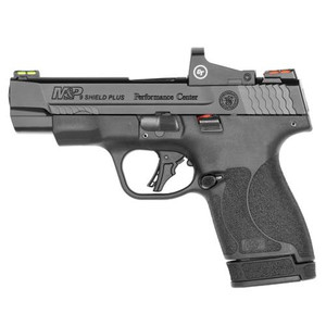 Smith & Wesson Performance Center M&P Shield Plus 9mm - Crimson Trace Red Dot - 4" Barrel - Black - 13 Round - 022188886290