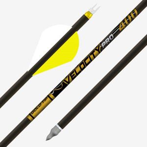 Gold Tip Velocity Pro Arrows - 30" - 500 Spine - .001 - 2" Vanes - Single Pack - 791331000073