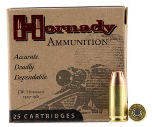 Hornady Custom 9mm - 124 Grain XTP - 1110 FPS - 25 Rounds - 090255902426