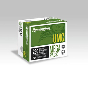Remington UMC 9mm - 115 Grain FMJ - 1145 FPS - 250 Rounds - 047700364209