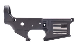 Anderson Mfg AR-15 Lower Receiver - These Colors Never Run - Black - 640901512648