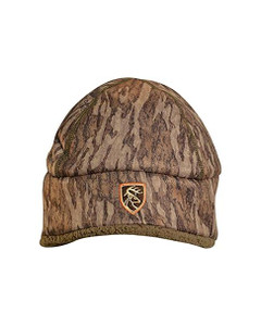 Drake Non-Typical Silencer Sherpa Fleece Beanie - Mossy Oak Bottomland - 659601418006