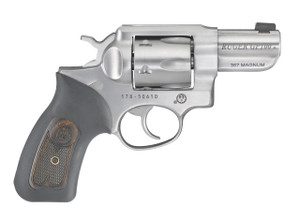 Ruger GP100 357 Magnum - 2.5" Barrel - Stainless / Black - 5 Shot - 736676017638