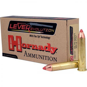 Hornady LEVERevolution 45-70 GVOT - 325 Grain - 20 Rounds - 090255827477