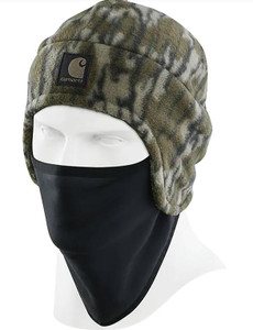 Carhartt Fleece 2 In 1 Hat - Mossy Oak Bottomland - 195836228077