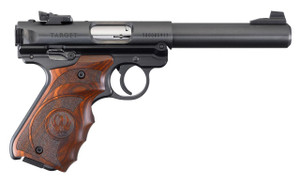 Ruger Mark IV Target 22 LR - Black / Wood - 10 Round - 736676401598
