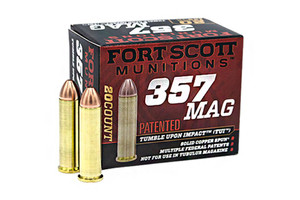 Fort Scott Munitions TUI 357 Magnum - 125 Grain SPS - 1424 FPS - 20 Rounds - 758381721662