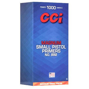 CCI Small Pistol Magnum Primers - 1000 Count - 076683500182