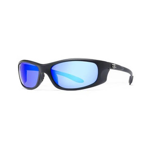 Calcutta Los Cabos Sunglasses - Matte Black Frame / Blue Mirror - 768721300402