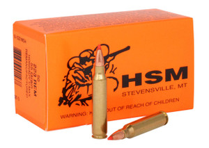 HSM Varmint 223 Rem - 55 Grain V-MAX - 3200 FPS - 50 Rounds - 837306001437