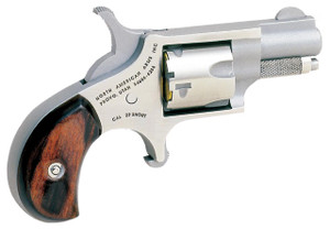 North American Arms 22S Mini-Revolver 22 Short - 1.13" Barrel - Rosewood / Stainless - 5 Shot - 744253000324